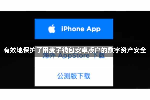 有效地保护了用麦子钱包安卓版户的数字资产安全