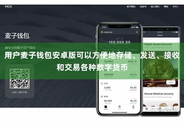 用户麦子钱包安卓版可以方便地存储、发送、接收和交易各种数字货币